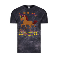 Cloud Black Just a girl who loves horses Vintage Tee - Bettercallsaul