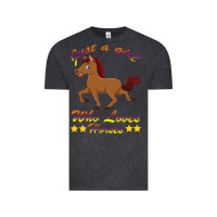 Vintage Black Just a girl who loves horses Vintage Tee - Bettercallsaul
