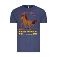 Vintage Denim Just a girl who loves horses Vintage Tee - Bettercallsaul