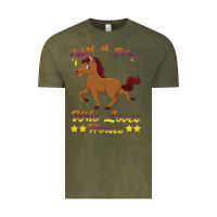 Vintage Olive Just a girl who loves horses Vintage Tee - Bettercallsaul