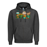 Charcoal Heather desert darlin coffee cups Zipper Hoodie - Jasminsmagicworld