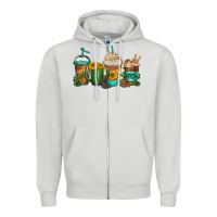 Dove Grey desert darlin coffee cups Zipper Hoodie - Jasminsmagicworld