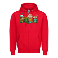 Red desert darlin coffee cups Zipper Hoodie - Jasminsmagicworld