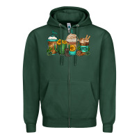 Sports Green desert darlin coffee cups Zipper Hoodie - Jasminsmagicworld