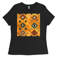 Native American Aztec Seamless Pattern 4 Ladies Tee | Teevron