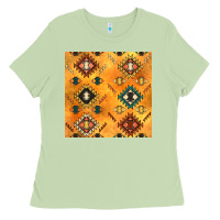 Matcha native american aztec seamless pattern 4 Ladies Tee - BundleAndBundleShop