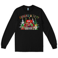 Black hanging with my gnomies Long Sleeve Tee - CowhideDigitalArt