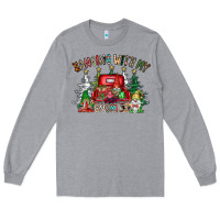Heather Grey hanging with my gnomies Long Sleeve Tee - CowhideDigitalArt