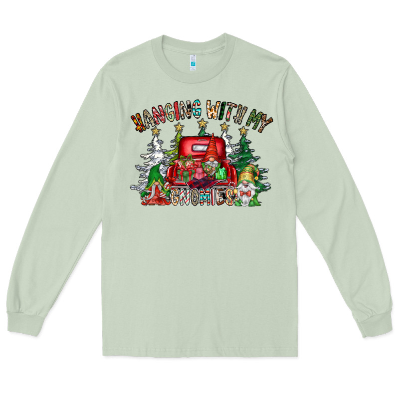 Hanging With My Gnomies Long Sleeve Tee by CowhideDigitalArt | Teevron