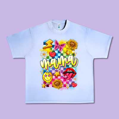 Mama Urban Heavy Tee Designed By Cowhidedigitalart