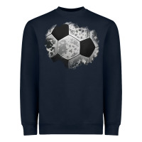Navy cowhide soccer patch Heavyweight Sweatshirt - Jasminsmagicworld