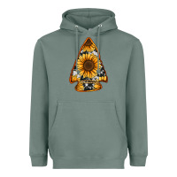 Sage sunflower arrowhead Heavyweight Hoodie - Jasminsmagicworld