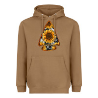 Sunflower Arrowhead Heavyweight Hoodie | Teevron