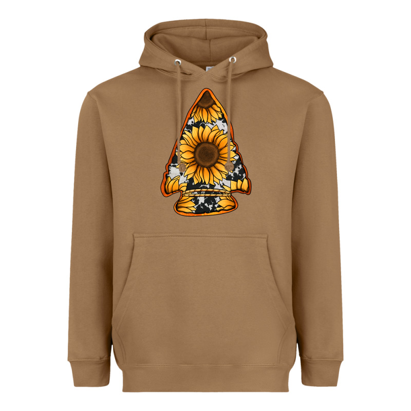 Sunflower Arrowhead Heavyweight Hoodie by Jasminsmagicworld | Teevron