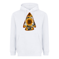 White sunflower arrowhead Heavyweight Hoodie - Jasminsmagicworld