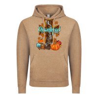 Vintage Coffee thankful cross Vintage Hoodie - RacoonDesign
