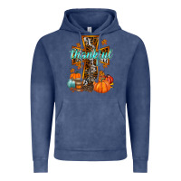 Vintage Denim thankful cross Vintage Hoodie - RacoonDesign