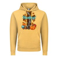 Vintage Mustard thankful cross Vintage Hoodie - RacoonDesign