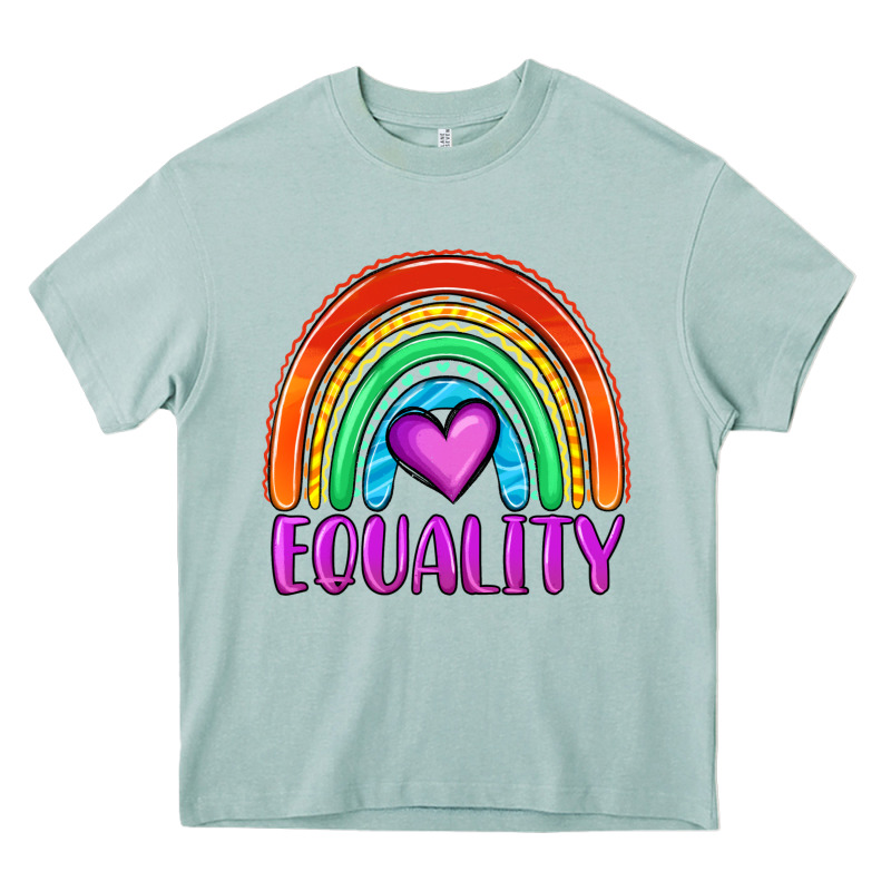 Equality Rainbow Heavy Core Tee by OliviaCreatesArt | Teevron