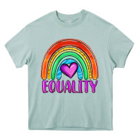 Arona equality rainbow Heavy Core Tee - OliviaCreatesArt