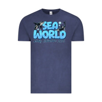 Vintage Denim Sea World Family Adventure 2025 Vintage Tee - CowhideDigitalArt