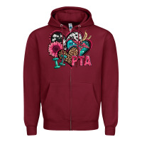 Burgundy pta physical therapy assistant hearts Zipper Hoodie - Jasminsmagicworld