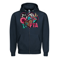 Navy pta physical therapy assistant hearts Zipper Hoodie - Jasminsmagicworld