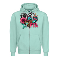 Seafoam pta physical therapy assistant hearts Zipper Hoodie - Jasminsmagicworld