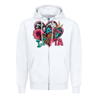 White pta physical therapy assistant hearts Zipper Hoodie - Jasminsmagicworld