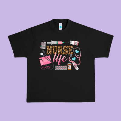 Western Nurse Life Urban Heavy Tee Designed By Lillyallendesigns