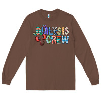 Chestnut dialysis crew Long Sleeve Tee - CowhideDigitalArt