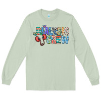 Matcha dialysis crew Long Sleeve Tee - CowhideDigitalArt