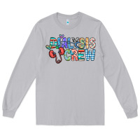 Moon Dust dialysis crew Long Sleeve Tee - CowhideDigitalArt