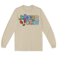 Mushroom dialysis crew Long Sleeve Tee - CowhideDigitalArt