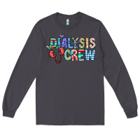 Smoke dialysis crew Long Sleeve Tee - CowhideDigitalArt