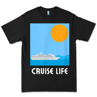 Black cruise life design travel & cruise wear t shirt Premium Tee - baoMotion