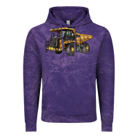 Cloud Purple Mining Truck Vintage Hoodie - LillyAllenDesigns