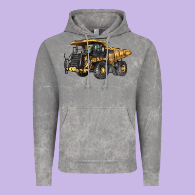 Mining Truck Vintage Hoodie Designed By Lillyallendesigns