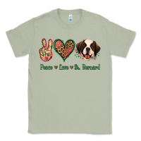 Matcha Peace Love St. Bernard Classic Tee - Jasminsmagicworld