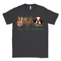 Smoke Peace Love St. Bernard Classic Tee - Jasminsmagicworld