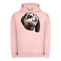 Pigment Salmon Dalmatian Urban Hoodie - Jasminsmagicworld