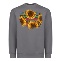 Storm sunflower leopard serape patch Heavyweight Sweatshirt - Jasminsmagicworld