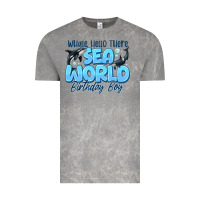 Cloud Rock Whale Hello There Sea World Birthday Boy Vintage Tee - CowhideDigitalArt
