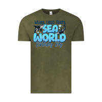 Vintage Olive Whale Hello There Sea World Birthday Boy Vintage Tee - CowhideDigitalArt