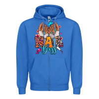 True Royal Afro woman nail boss Zipper Hoodie - RanaPortraitStore