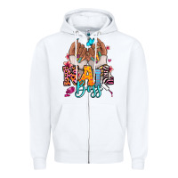 Afro Woman Nail Boss Zipper Hoodie | Teevron