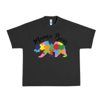 Pigment Black mama bear Urban Heavy Tee - CowhideDigitalArt