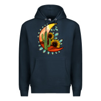 Navy Desert Moon Premium Hoodie - Jasminsmagicworld