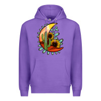 Purple Desert Moon Premium Hoodie - Jasminsmagicworld