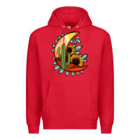 Red Desert Moon Premium Hoodie - Jasminsmagicworld